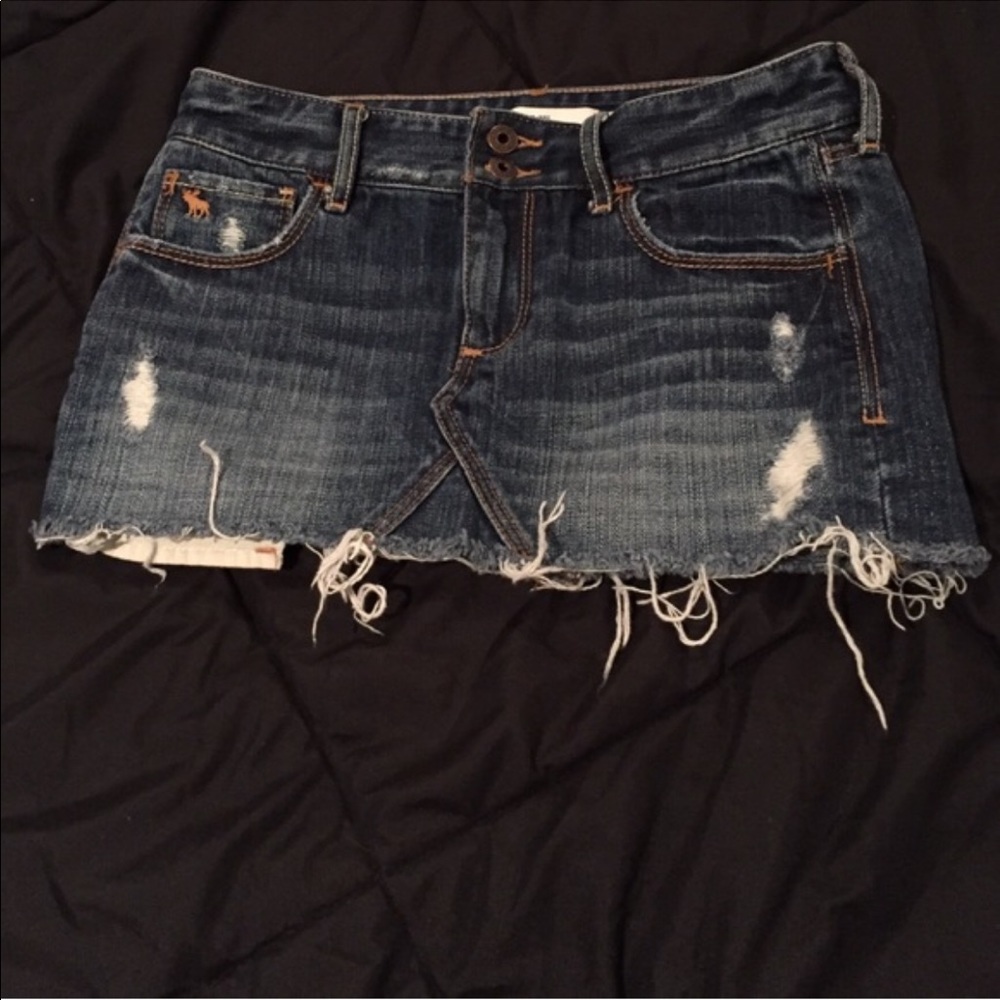 Abercrombie denim mini skirt